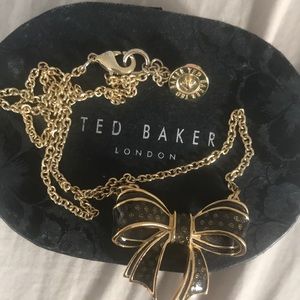 Ted baker bow necklace